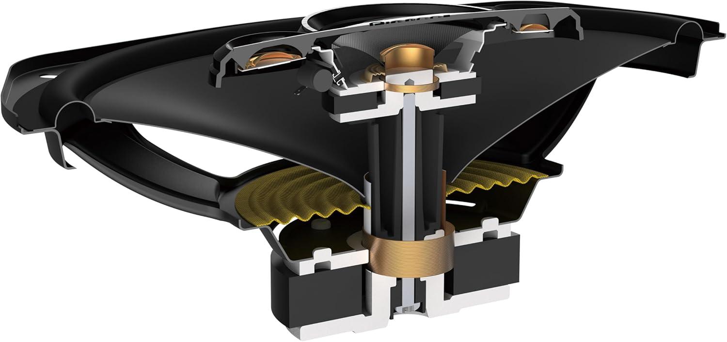 imagePIONEER GSeries TSG6930F 6 x 9 3Way Speakers Pair 400W Max Balanced Sound Smooth Treble Great Stock Replacement HighEfficiency Speaker Designed for OEM Power6 x 9 Coaxial 450W