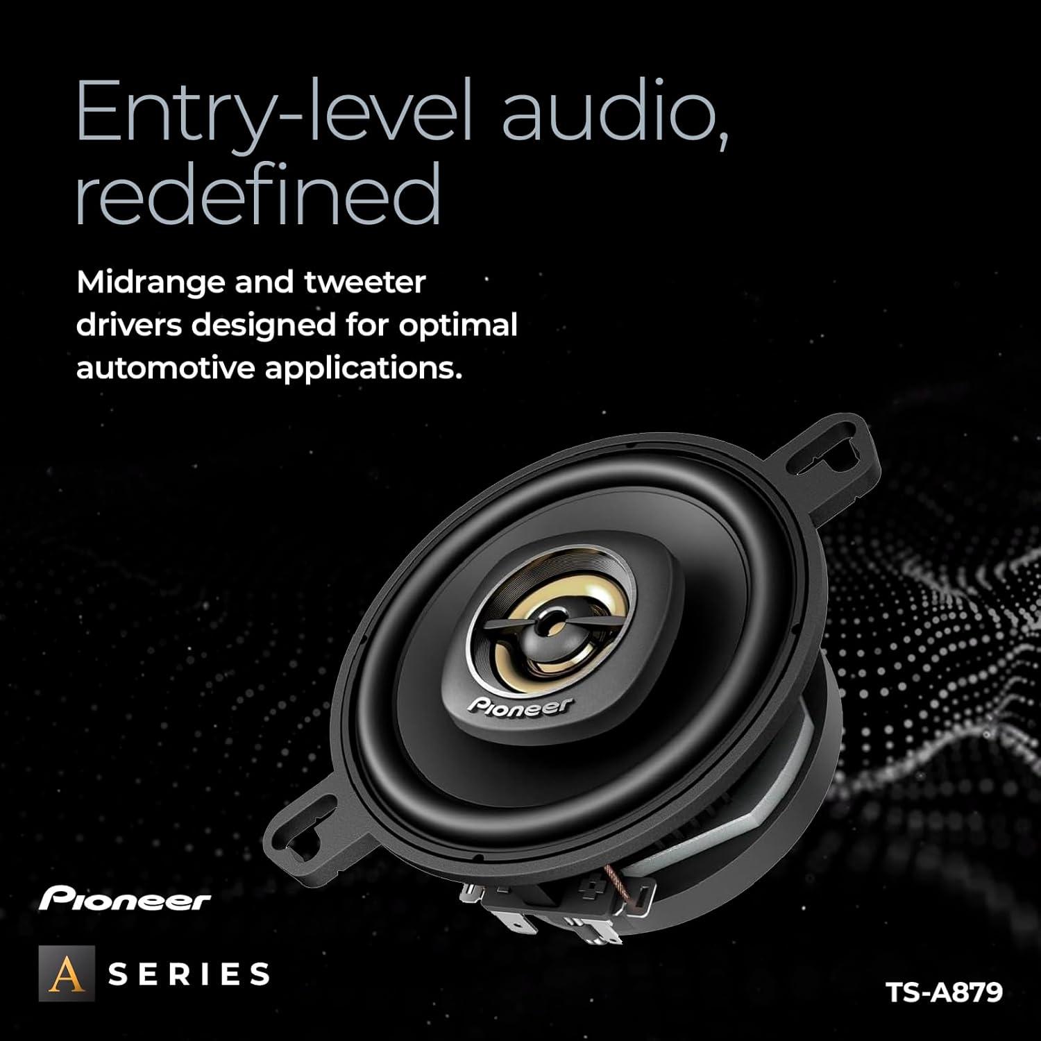 imagePIONEER TSH150RA NA Speakers Pair 150W Max Unique Solution for FrontStage Reinforcement312 21mm Coaxial 450W