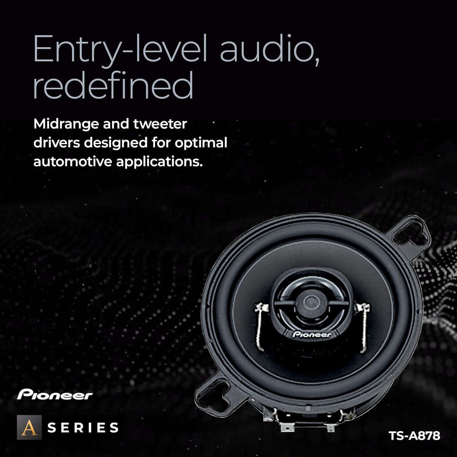 imagePIONEER TSH150RA NA Speakers Pair 150W Max Unique Solution for FrontStage Reinforcement312 25mm Coaxial 60W