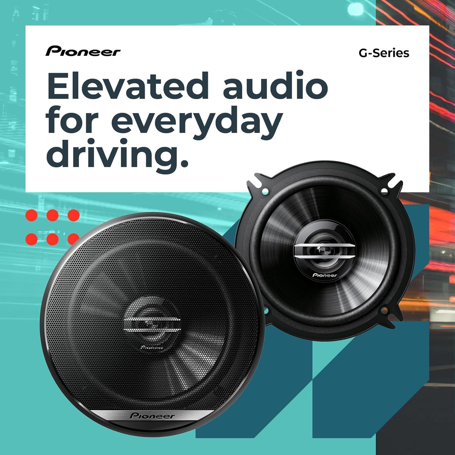 imagePioneer FSeries TSF1634R 65 2Way Speakers Pair 200W Max Balanced Sound Smooth Treble Great Stock Replacement HighEfficiency Speaker Designed for OEM Power65 Coaxial 300W