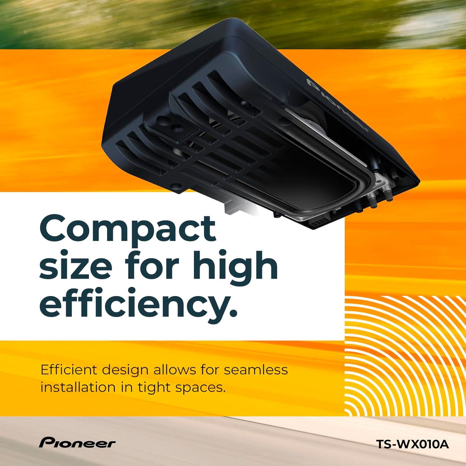 imagePioneer TSWX140DA 8 x 514 Compact Active Subwoofer with Built in Amplifier 170 Watts Max Power EV Optimized Sub 3 Listening Modes Deep Dynamic and Natural for Enhanced Car Audio658 x 318 160W