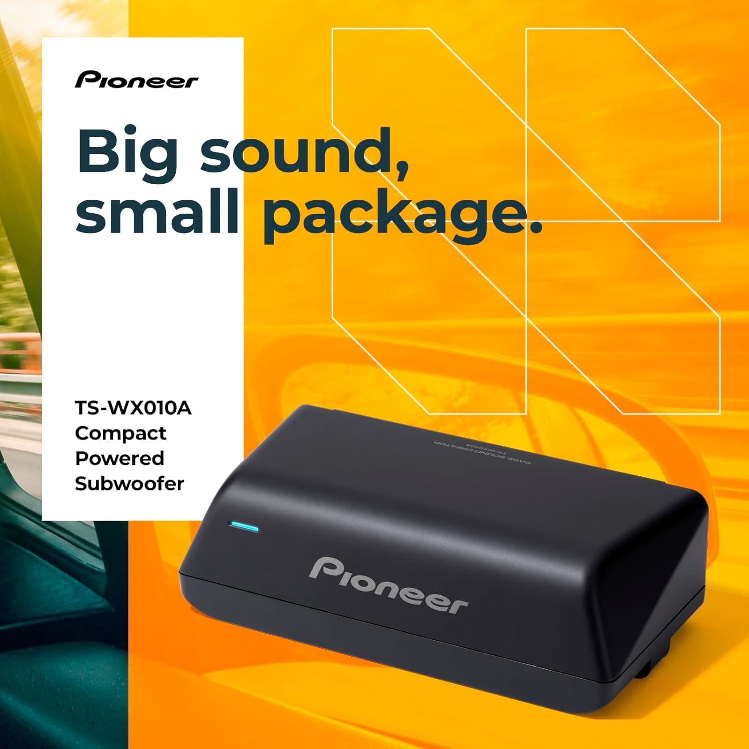 imagePioneer TSWX140DA 8 x 514 Compact Active Subwoofer with Built in Amplifier 170 Watts Max Power EV Optimized Sub 3 Listening Modes Deep Dynamic and Natural for Enhanced Car Audio658 x 318 160W