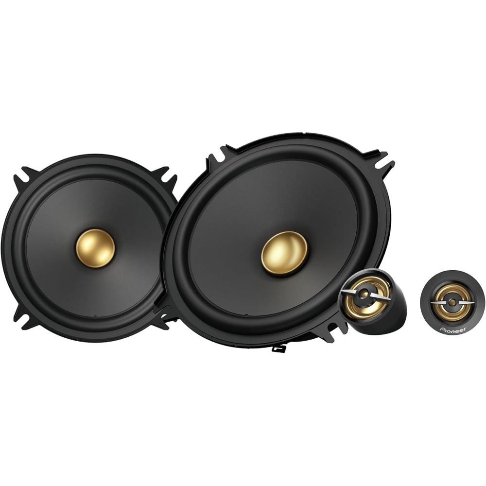 imagePioneer ASeries Plus TSA1301C 525 2Way Speakers Pair 300W Max Crisp Highs Clear Vocals Enhanced Bass Ideal Factory Upgrade525 Component 300W