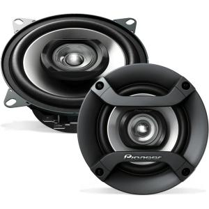 PIONEER A-Series Plus TS-A1081F 4” 2-Way Speakers (Pair) – 230W Max, Balanced Sound + Smooth Treble, Enhanced Bass, Great Stock Replacement(4″ Coaxial – 150W)