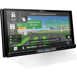 Pioneer AVIC-W8600NEX 7″ Capacitive Touchscreen, 2-Din – GPS Navigation, Wireless & Wired Apple CarPlay & Android Auto, Bluetooth, CD/DVD, SD Card, USB, SiriusXM, HD Radio, Backup Camera, Hi-Volt RCA