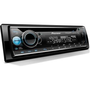 Pioneer DEH-S7200BHS 1-Din CD Receiver – Bluetooth, HD Radio, SiriusXM, USB/AUX, Color Change, FLAC, AM/FM, Detachable Face, 13-Band EQ, 50W x 4, Voice Control, Hi-Volt RCA Preouts(DEH-S6220BS)