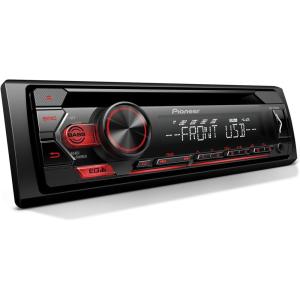 Pioneer DEH-S7200BHS 1-Din CD Receiver – Bluetooth, HD Radio, SiriusXM, USB/AUX, Color Change, FLAC, AM/FM, Detachable Face, 13-Band EQ, 50W x 4, Voice Control, Hi-Volt RCA Preouts(DEH-S1200UB)