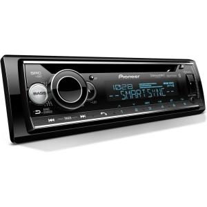 Pioneer DEH-S7200BHS 1-Din CD Receiver – Bluetooth, HD Radio, SiriusXM, USB/AUX, Color Change, FLAC, AM/FM, Detachable Face, 13-Band EQ, 50W x 4, Voice Control, Hi-Volt RCA Preouts(DEH-S7200BHS)