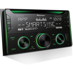 Pioneer FH-S722BS Double Din CD Receiver – Bluetooth, SiriusXM, USB/AUX, Color Change, FLAC, AM/FM Radio, 13-Band EQ, 50W x 4, Voice Control, Hi-Volt RCA Preouts(Double DIN)