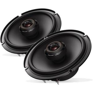 Pioneer F-Series TS-F1634R 6.5” 2-Way Speakers (Pair) – 200W Max, Balanced Sound + Smooth Treble, Great Stock Replacement, High-Efficiency Speaker Designed for OEM Power(6.5″ Coaxial – 270W)