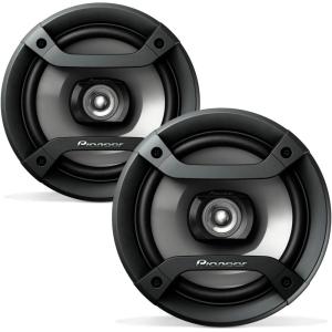 Pioneer F-Series TS-F1634R 6.5” 2-Way Speakers (Pair) – 200W Max, Balanced Sound + Smooth Treble, Great Stock Replacement, High-Efficiency Speaker Designed for OEM Power(6.5″ Coaxial – 200W)