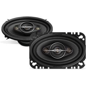 Pioneer G-Series TS-G4620S 4” x 6” 2-Way Speakers (Pair) – 210W Max, Balanced Sound + Smooth Treble, Great Stock Replacement, High-Efficiency Speaker Designed for OEM Power(4″ x 6″ Coaxial – 210W)
