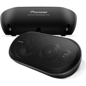 Pioneer TS-X210 4” 3-Way Surface Mount Speakers (Pair) – 120W Max, Classic Design Speaker Upgrade(4″ Coaxial – 100W)