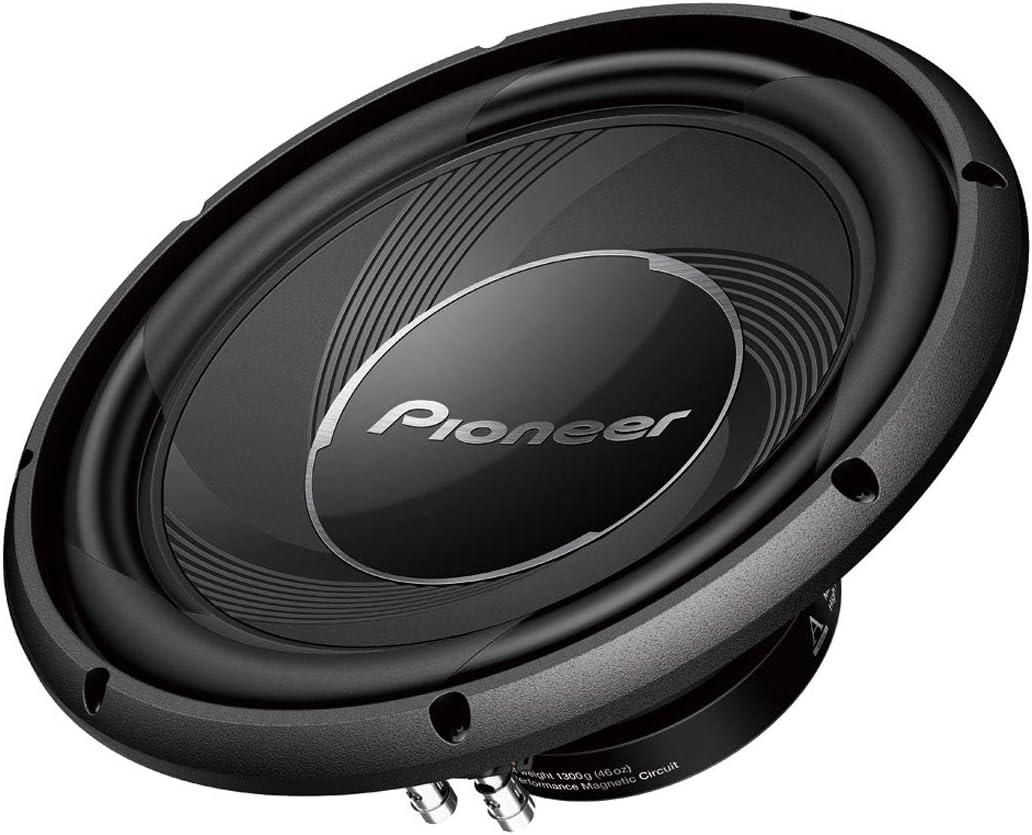 imagePIONEER ASeries TSA250D4 10 Subwoofer 1300W Max Flexible Wiring Powerful Bass Output12 1400W