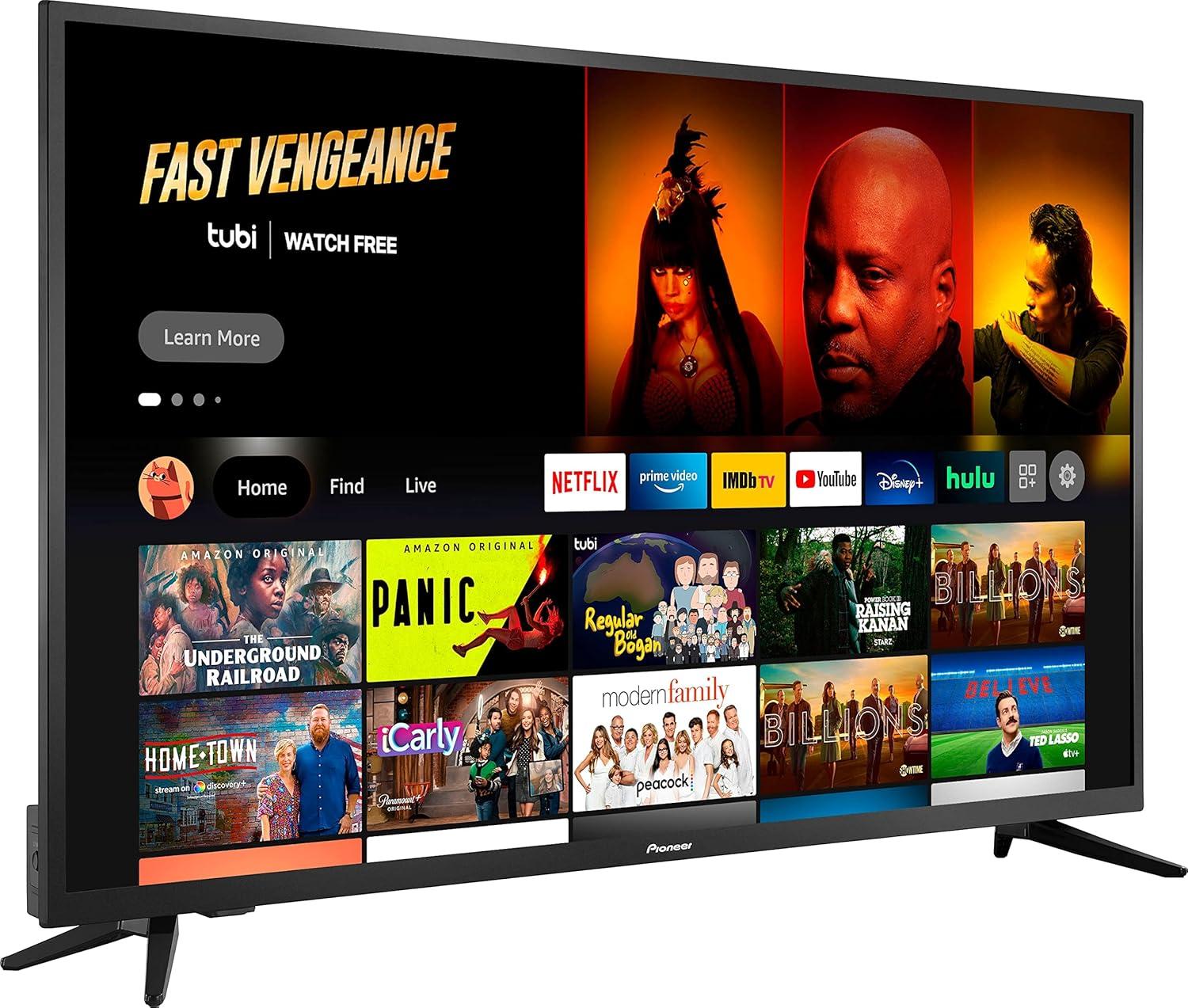 imagePIONEER AllNew 43inch Class LED Smart Full HD 1080p Fire TV PN4365123U 2022 Model