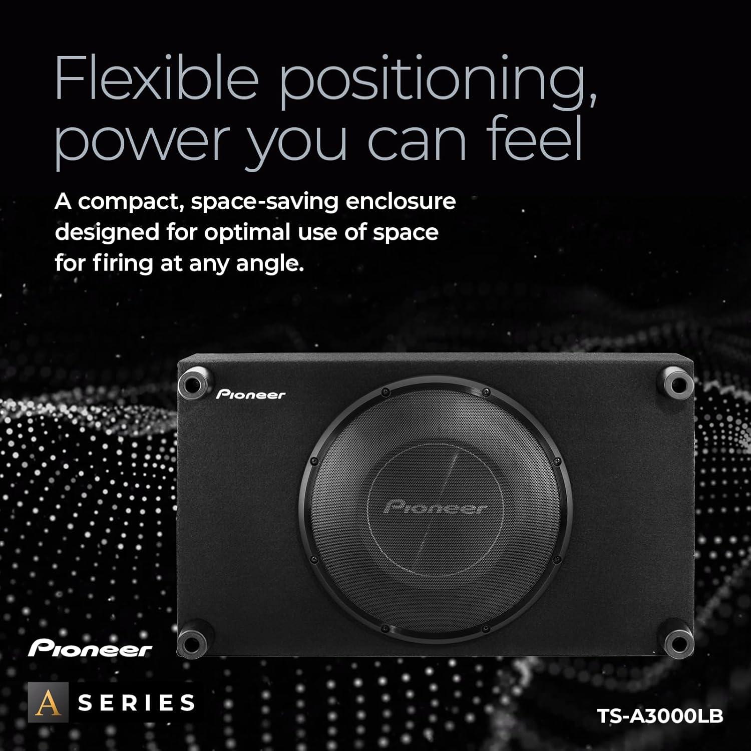 imagePioneer ASeries TSA2500LB 10 Subwoofer 1200W Max PreLoaded ShallowMount Design Deep Bass in Tight Spaces Easy Installation Enclosure Included12