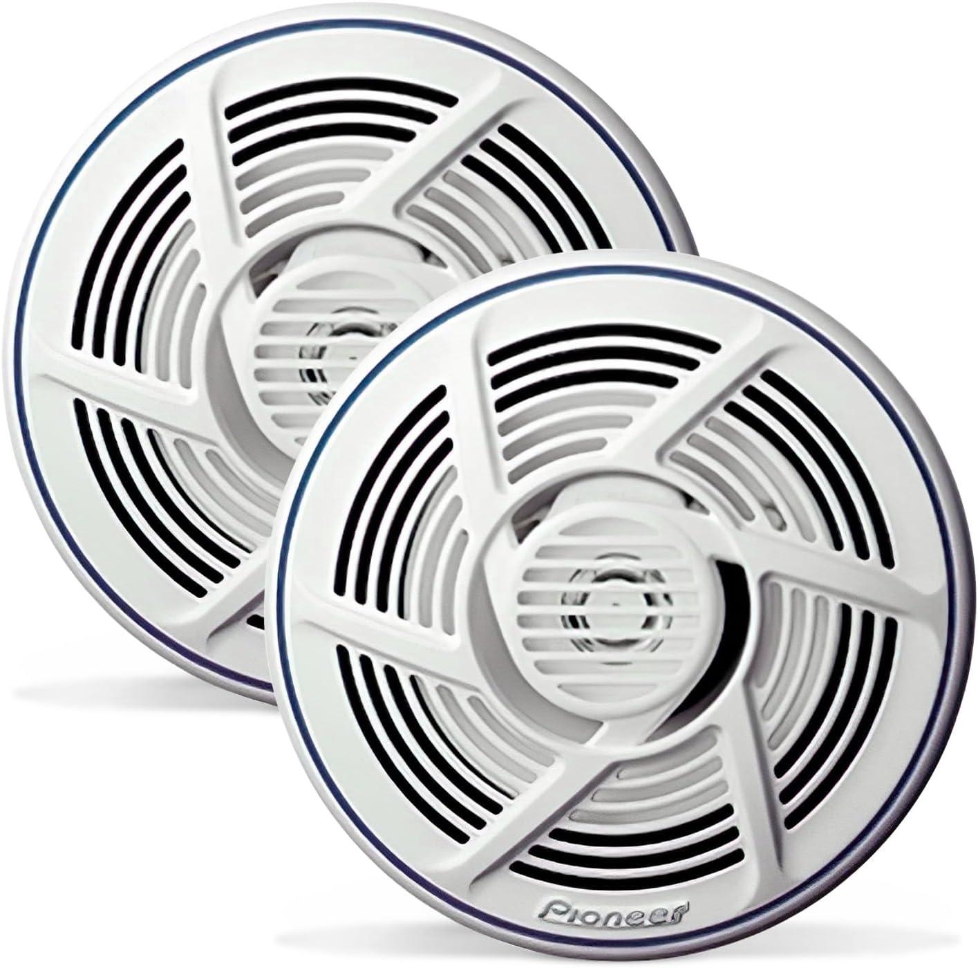 imagePioneer TSMR1600 65 Speakers Pair 100W Max WaterResistant UVProtected Built for Boats UTV ATV SXS Outdoor Marine All Purpose Speakers65 Marine Coaxial