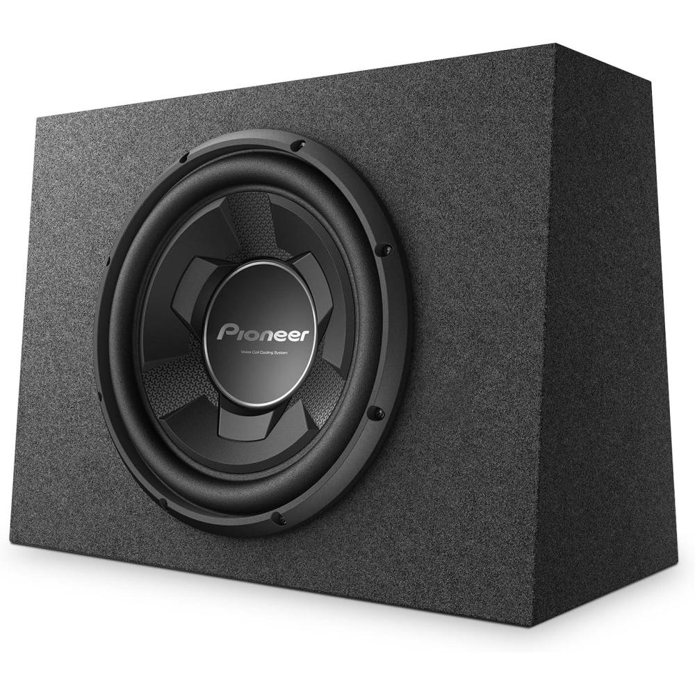 imagePIONEER TSWX126B 12 Subwoofer 1300W Max Powerful Dropin bass Solution Easy Installation Enclosure Included