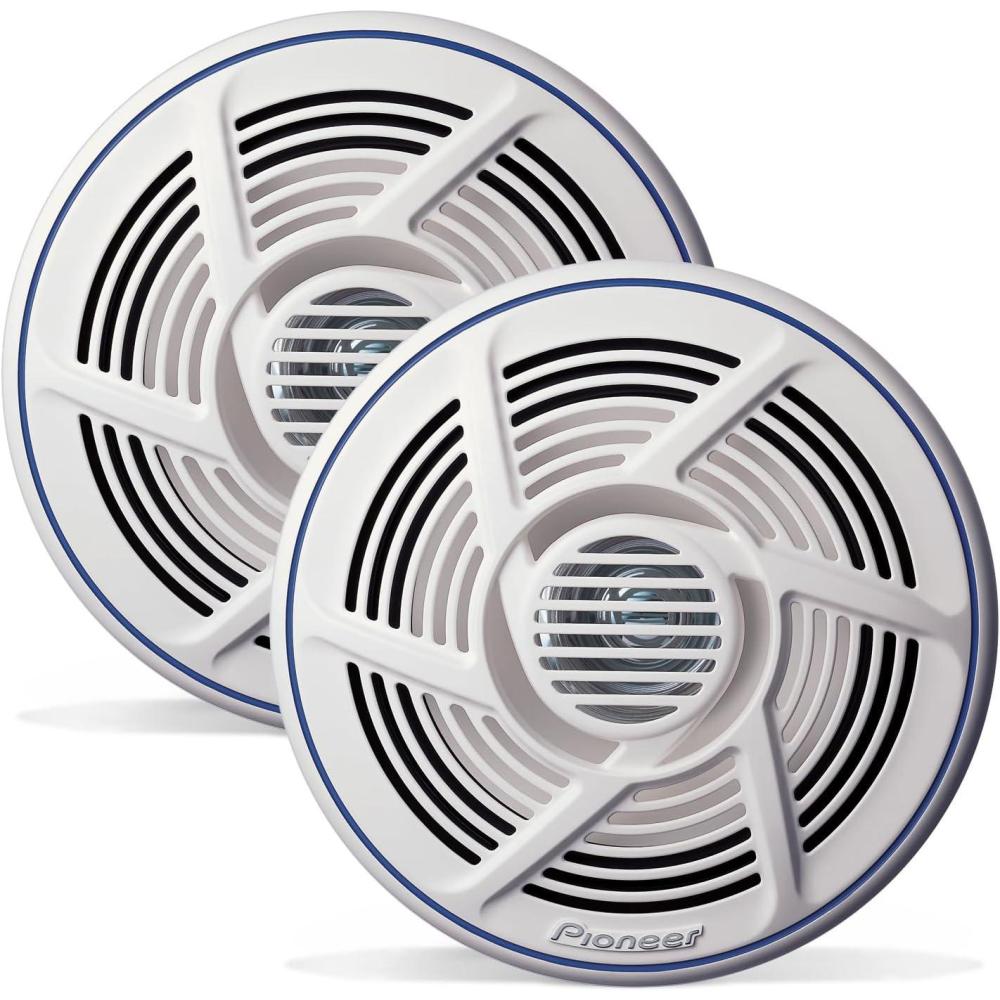 imagePioneer TSMR1600 65 Speakers Pair 100W Max WaterResistant UVProtected Built for Boats UTV ATV SXS Outdoor Marine All Purpose Speakers65 Marine Coaxial
