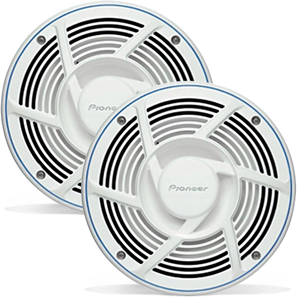 imagePioneer TSMR1600 65 Speakers Pair  100W Max WaterResistant  UVProtected Built for Boats UTV ATV SXS Outdoor Marine All Purpose Speakers8 Marine Coaxial