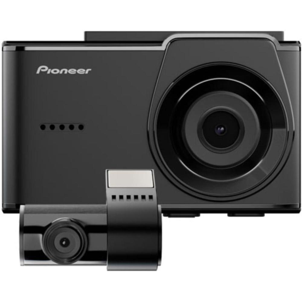 imagePioneer VRECH120SC Compact Dash Camera  Discreet 15K Resolution Front Dash Cam for Cars with Impact Detection 120 Degree Wide Angle Coverage Builtin WiFi Companion App USBC Easy InstallVRECH520DC Dual Dash Cam wLarge Screen