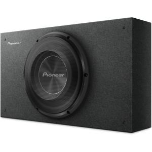 Pioneer A-Series TS-A2500LB 10” Subwoofer – 1200W Max, Pre-Loaded Shallow-Mount Design, Deep Bass in Tight Spaces, Easy Installation, Enclosure Included(10″)