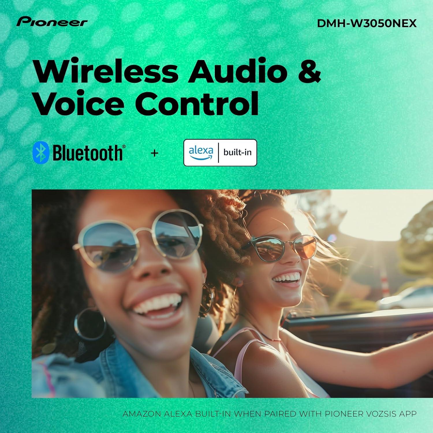 image:imagePioneer DMHS110EX 7 DoubleDin Digital Multimedia Receiver Built in Bluetooth Smartphone Integration Touchscreen Rear Camera InputDMHW3050NEX