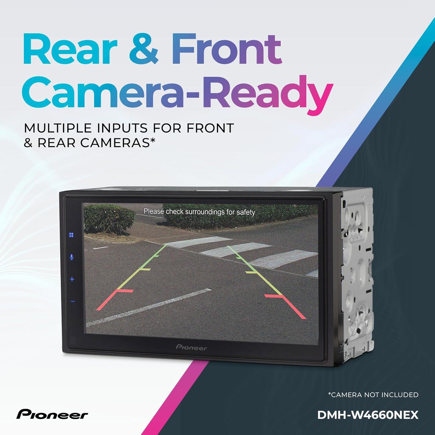image:imagePioneer DMHS110EX 7 DoubleDin Digital Multimedia Receiver Built in Bluetooth Smartphone Integration Touchscreen Rear Camera InputDMHW4660NEX