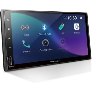 Pioneer DMH-S110EX 7″ Double-Din Digital Multimedia Receiver – Built in Bluetooth, Smartphone Integration, Touchscreen, Rear Camera Input(DMH-S110EX)