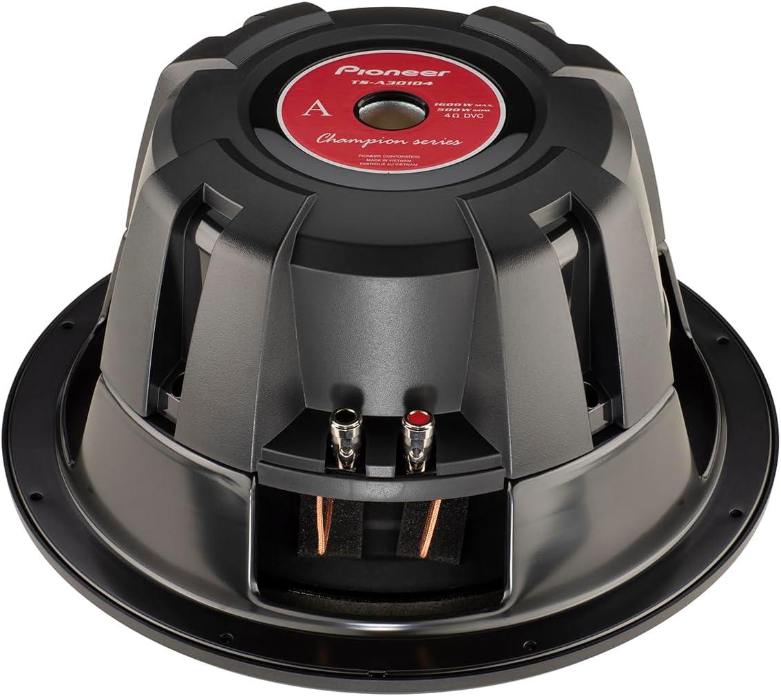 image:imagePIONEER TSA301D4 Powerful 12inch Subwoofer 1600 Watts Peak Power Dual 4 Ohm Voice Coil for Powerful BassTSA301D4 12