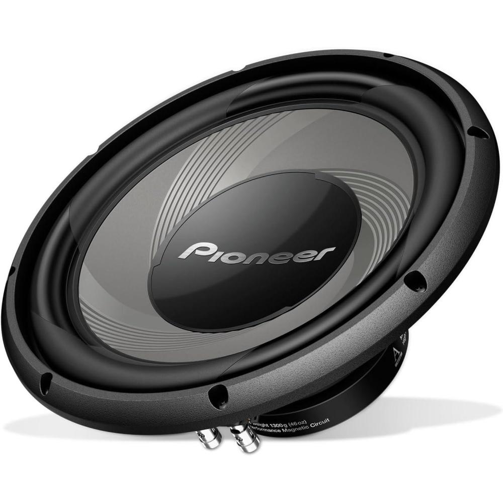 image:imagePIONEER TSA301D4 Powerful 12inch Subwoofer 1600 Watts Peak Power Dual 4 Ohm Voice Coil for Powerful BassTSA120S4E 12